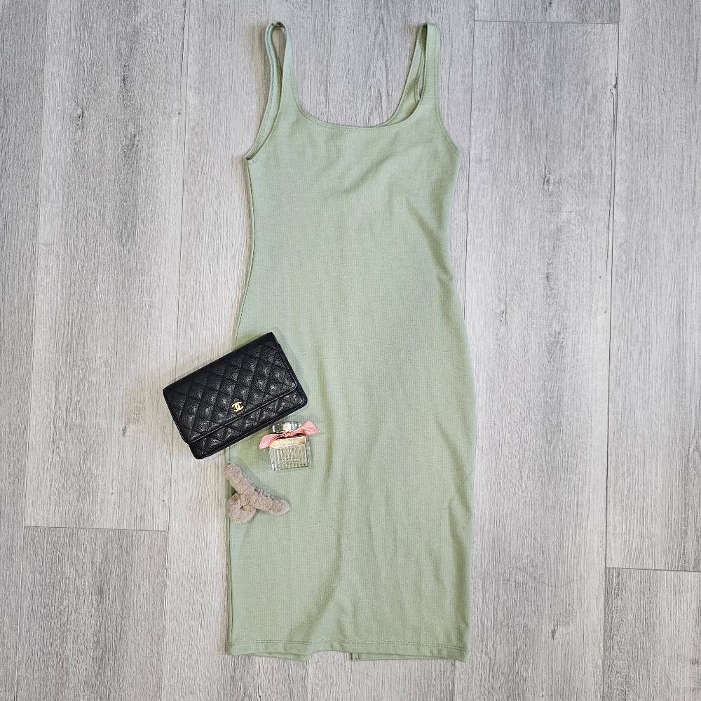 Zara long bodycon dress